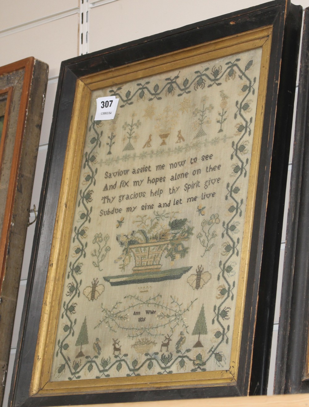 A William IV needlework sampler, by Ann White